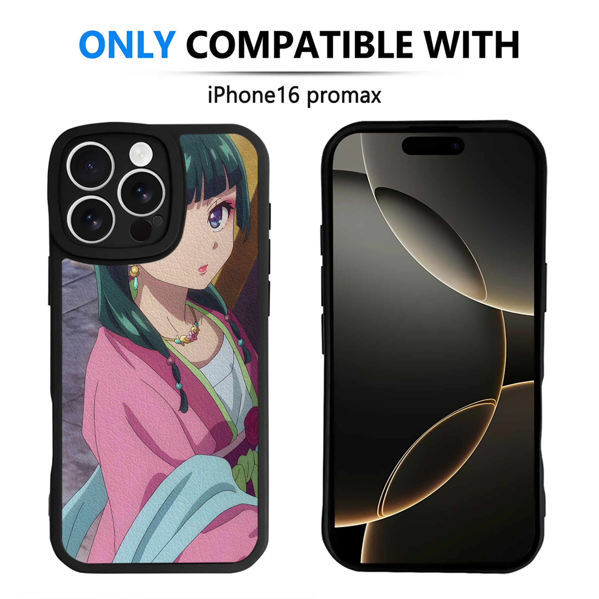 薬屋のひとりごと The Apothecary Diaries 【iPhone 16シリーズ対応】シリコンスマホケース（レザー調） 材質：シリコン